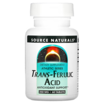 소스내추럴스 트랜스 페룰산 칼슘 Trans-Ferulic Acid 250mg 60정