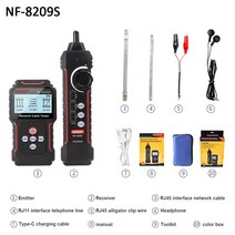 NF-8209S 네트워크 케이블 테스터 케이블 추적기 고양이5 고양이6 PoE 테스터 감지 길이 연속성 테스트 NCV 및 램프, NF-8209SNF-8209S, 01 NF-8209S, 01 NF-8209S
