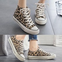 [HH]호피무늬 여성 스니커즈 캔버스 운동화 ZG8029-1