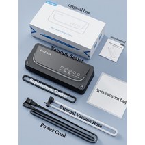 밤탈피기 땅콩탈피기 마늘탈피기 alacris led 진공 실러 주방 식품 보관 가방 씰링 포장 기계 자동 식품 보관 용기 가전, 지도된 진공 실러