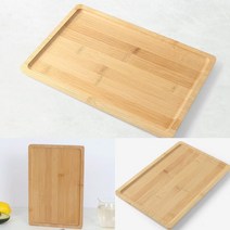 대나무 사각 우드트레이(30X20CM) 예쁜쟁반 원목쟁반 논슬립쟁반