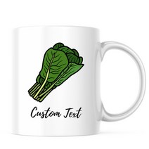 콜라드 그린 Collard greens 좋아하는 사람을 위한 특별한 선물 머그잔 머그컵 음식 야채 과일, 한글폰트4번