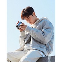 [지오다노] NEW 차은우 패딩 바머 점퍼 01073521