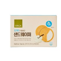 우리집 요거트가 들어간 샌드웨이퍼 32g 달달구리 건강한 아이간식 어른간식 추석 설날 명절 올가 홈캉스 식재료, 10개