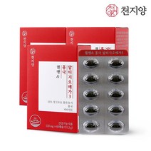 천지양 콜레스테롤 혈행&홍국 흡수빠른 알티지오메가3 중성지질 개선 장용성캡슐, 60정, 3개