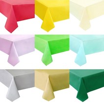 칼라 테이블보 테이블 준비 식탁보 컬러 색상 세팅 손님 맞이 가족 행사 돌잔치 백일 100일 기념, 골드