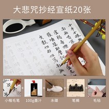 글씨본 서첩 화선지 베끼다 큰 비주를 겪다 경서 초보자 6종 잉크 얼룩 대학생 소프트 붓펜 묘사함 레드 1957992022, 대비주, 1즈 붓 _100g 먹물 _먹물 접시