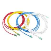 LS전선 CAT.6A UTP 랜케이블 20m/LS-PC-UC6A-WT-K-200/초슬림/패치코드/10Gbps 기가비트 인터넷선/500MHz 대역폭/트위스트 페어/크로스필러, 옐로우(20M)