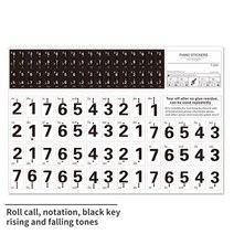 롤피아노 피아노 키보드 투명 노트 저울 표기법 직원 롤 콜 악기 액세서리, 2.NO.2