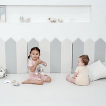 알집 울타리 벽매트 80 3종 택1 아기 침대 가드 안전문 벽쿠션 놀이방, 울타리벽매트 80 로즈베이지