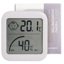 마더케이 디지털 온습도계, 라벤더 색상, 5개