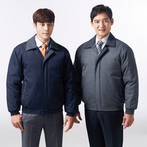 경신코리아 KSK 09 10 겨울 작업복 점퍼 상의 근무복 현장복 잠바, 회색