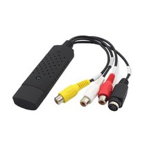 비디오 오디오 캡처 어댑터 VHS디지털 파일 변환기 VHSDVD HDD TVCard USB2.0비디오 그래버 AudioAV 컴퓨터, 01 Black