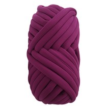 터치온리 자이언트얀 가방 만들기 패브릭 뜨개실 벨벳 자이언트얀 방석 핑거니팅 망고실 빅얀 1kg, 패브릭얀 와인, 패브릭얀