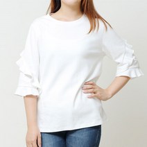 72-973 P587 - T shirt (여성 티셔츠) HDS-722 러플티셔츠 옷본