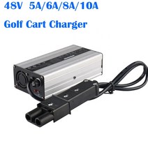 48 볼트 5 8A 10A 골프 카트 납 산성 배터리 충전기 V 5A 야마하 G19 - G22 배럴 스타일, [01] 48V 5Amp, [02] EU