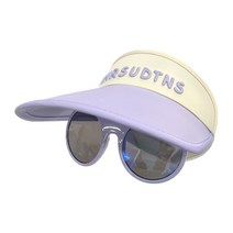 후암마켓 아동용썬캡 선글라스 레터링 모자