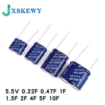 1+1 슈퍼캐패시터 1pcs 패러데이 조합 유형 5.5v 0.22f 0.47f 1f 1.5f 2f 4f 5f 10f, 5.5v 1f