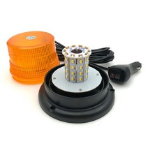 굴삭기 경광등 지게차 경보등 중장비 자석식 LED비상등 4M 시가잭 7가지 점멸방식 Y형, 4M 시가잭 옐로우