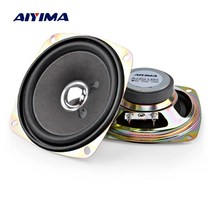 AIYIMA 2Pcs 3.5인치 풀레인지 사운드 스피커 4옴 8W 오디오 휴대용 스피커 음악 오디오 스피커 DIY 홈시어터용