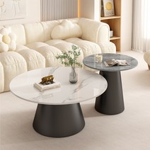 사리넨테이블 놀 사리넨식탁 이태리수입가구 원형, 퓨어화이트+퓨어화이트80+60