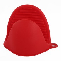 1Pcs 실리콘 내열성 장갑 클립 절연 비 스틱 미끄럼 방지 냄비 대변 홀더 요리 베이킹 오븐 주방 Mitts, [03] red