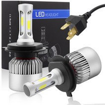 2pc 6500K H4 LED H7 H11 H8 HB4 H1 H3 HB3 자동 S2 자동차 헤드 라이트 전구 72W 8000LM 자동차 스타일링 모두 하나의 콤보 빔 안개 램프, CHINA|H8 H9 H11