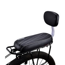 웰그린 프리미엄 충격흡수 젤패딩 자전거 안장커버 + 방수커버 세트, 블랙