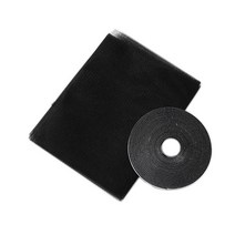 방충망틀교체 폴딩도어 시공 필터용부직포 inset 130x150cm 방 모기 방지 창 주방 곤충 그물 문 실내 버그 비행 메쉬 보호 커튼 접착 스크린, 블랙 1.5x2m, 06 black 1.5x2m
