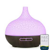 불멍가습기 uv가습기 기화식가습기 고품질 550ml 아로마 테라피 에센셜 오일 디퓨저 우드 그레인 원격, 02-01, 에게