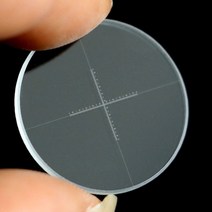 쌍안경 망원경 943 div 0.05mm 크로스 현미경 마이크로미터 안구 레티클 정밀 광학 유리 현미경 접안 렌즈 측정용 마이크로미터, 01 1PC Diameter 20MM