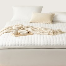 누빔토퍼커버 화이트(K Q SS)