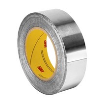 3M 427 실버 알루미늄 호일 테이프 너비 4.8cm(1.9인치) x 길이 55.7m(60야드)(1롤), 한개옵션0