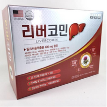 리버코민 간영양제 1 300mg 120캡슐 4개월 밀크씨슬추출물 비타민A 비타민B 아연, 1개