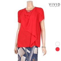 VIVID SG VIVID SG 브롯치 러플장식 블라우스 VS024070
