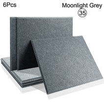 흡음판 어쿠스틱 패널 6 개 단열 흡수 소재 도어 씰 스트립 방음 벽 스튜디오 사운드, [14] 32--Black, [04] 1.2cm Super Density, [01] Rectangle