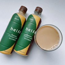 빙그레 하프커피 바나나크림라떼 페트음료 410ml, 8개