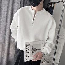 반집업니트 남자 반집업맨투맨 하프집업 머슬핏 니트 모자없는집업 케이블 반목폴라 핑크 카라 헨리넥