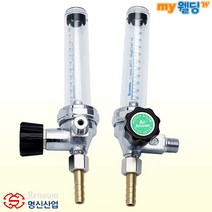 명신산업 레귤레이터 플로우미터 알곤유량계 MS-FA100 (100L), 1개