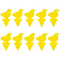 노란색 온실 스티커 데칼 트랩 양면 다중 비행 곤충 잡기 제어 해충 방제 버그 보드 10 개, [03] Bird