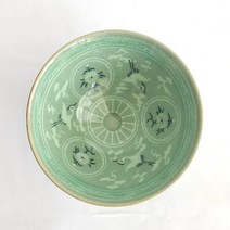 운학 상감청자 다완