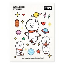 [BT21] 월 데코 스티커 / 알제이(RJ)
