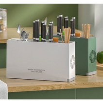 행운스타 북유럽풍 분리식 소독 칼꽂이 CG315, 화이트