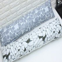 긴 베개 롱 쿠션 바디필로우(솜포함) 110X30 사이즈 ( 사계절용 or 여름용 ), 긴베개 바디필로우(솜포함), 아트, 그레이