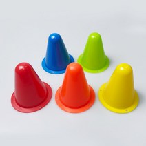 인라인 스케이트보드 연습용 접시콘 칼라콘 미니, 미니 칼라콘 8cm (블루)