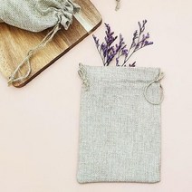 린넨 스트링 파우치 정리 주머니 이너백 더스트백 M