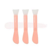실리콘 팩브러쉬 스파츌라 팩붓 모델링팩도구, 핑크