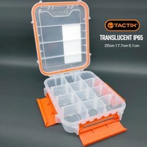 씨즌M닷컴 TACTIX 멀티공구함 반투명공구함 12칸 22cm 부품함, 1개