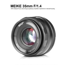 캠코더렌즈 카메라렌즈 Meike 35mm F1.4 소니 E 마운트 A7R/a7S X-T2 Eos-M M6/m4 Aps-C 렌즈 용 수동 초점, 04 M43 Mount