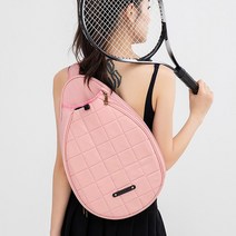 미리미터 스포츠 배드민턴 테니스 스쿼시 라켓 가방 슬링백 백팩, 핑크
